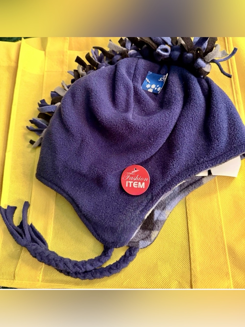 NWT Boys Girls Unisex Soft New Mohawk Ear Flap Hat Kids ages 4-7 years old